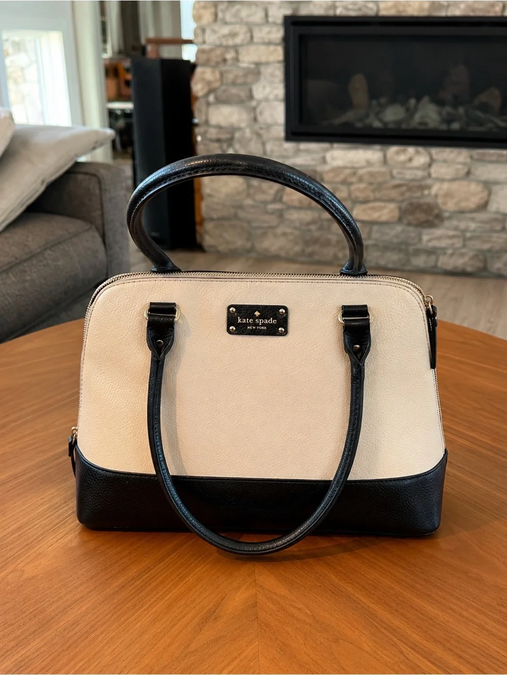 Kate Spade New York Two-Tone Satchel Handbag
